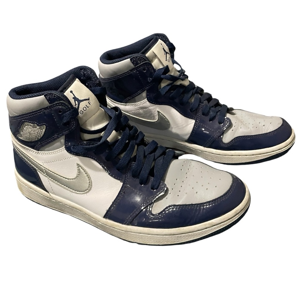 Nike Golf Men's Navy and White High-Top Sneakers